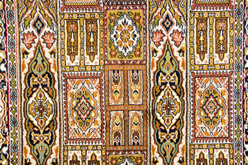 Silketæppe - Kashmir Silk - 157 x 93 cm - flerfarvet