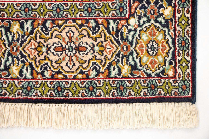 Silketæppe - Kashmir Silk - 157 x 93 cm - flerfarvet