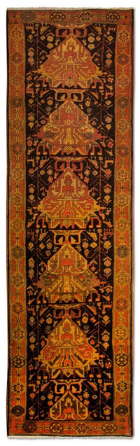 Løber Persisk tæppe - Nomadisk - 297 x 77 cm - mørkeblå