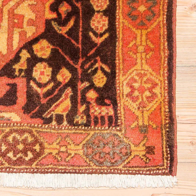Løber Persisk tæppe - Nomadisk - 297 x 77 cm - mørkeblå