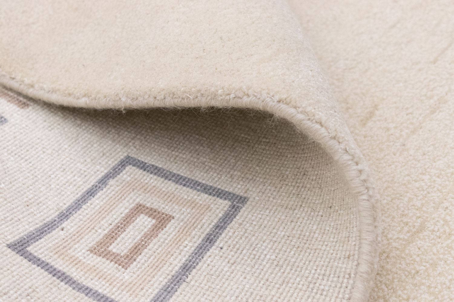 Gabbeh Tæppe - Loribaft Persisk - 246 x 192 cm - beige