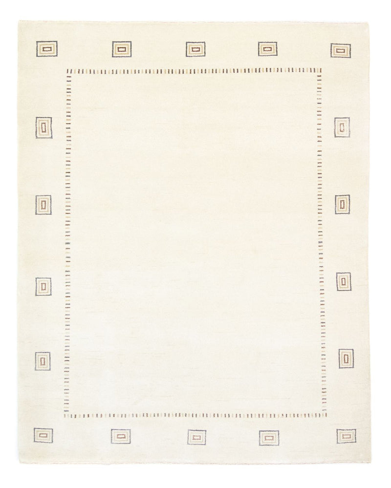 Gabbeh Tæppe - Loribaft Persisk - 246 x 192 cm - beige