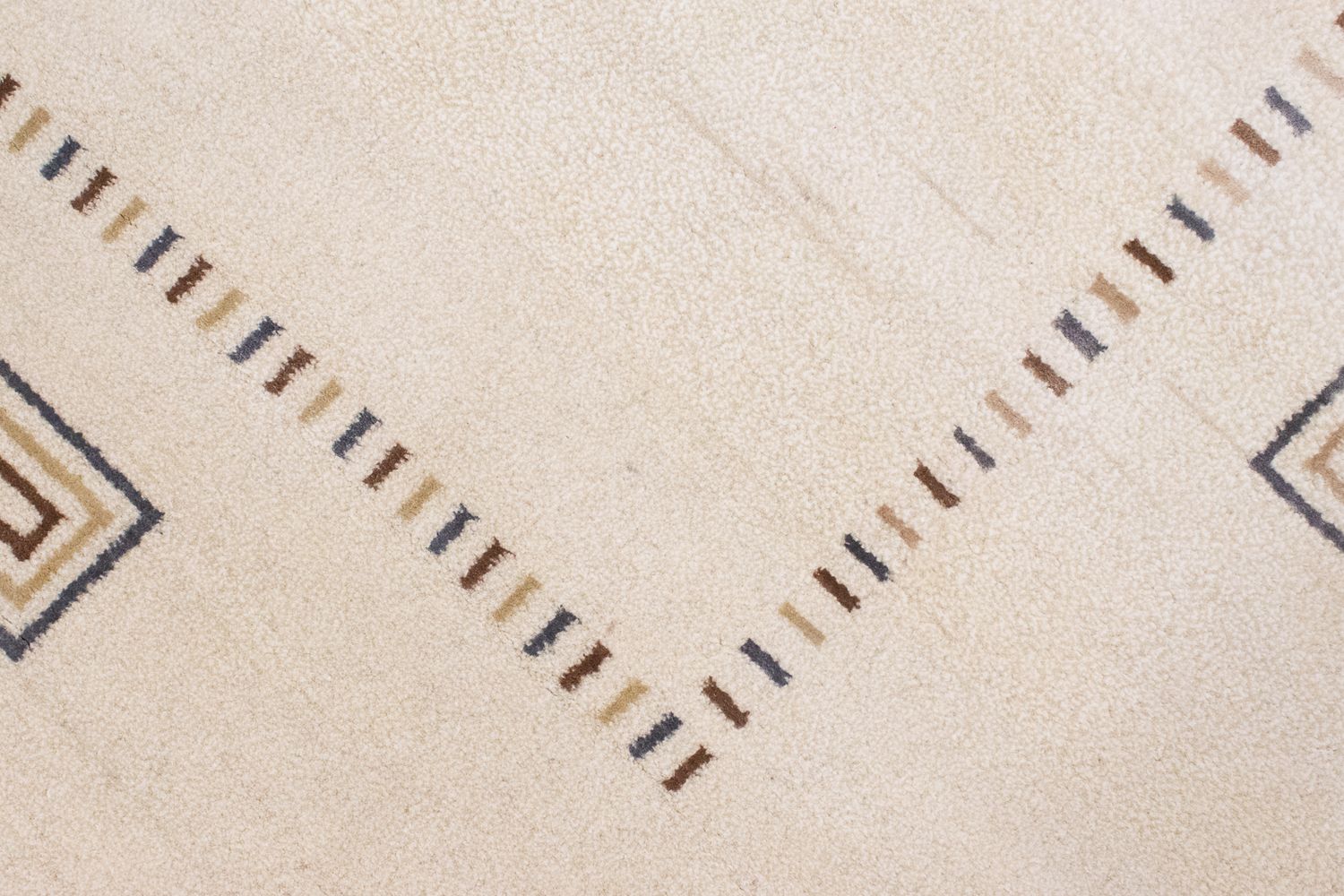 Gabbeh Tæppe - Loribaft Persisk - 246 x 192 cm - beige