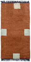 Nepal Tæppe 70x140cm - Uldtæppe - Rektangulær / Flerfarvet / 70 x 140 cm Rektangulær