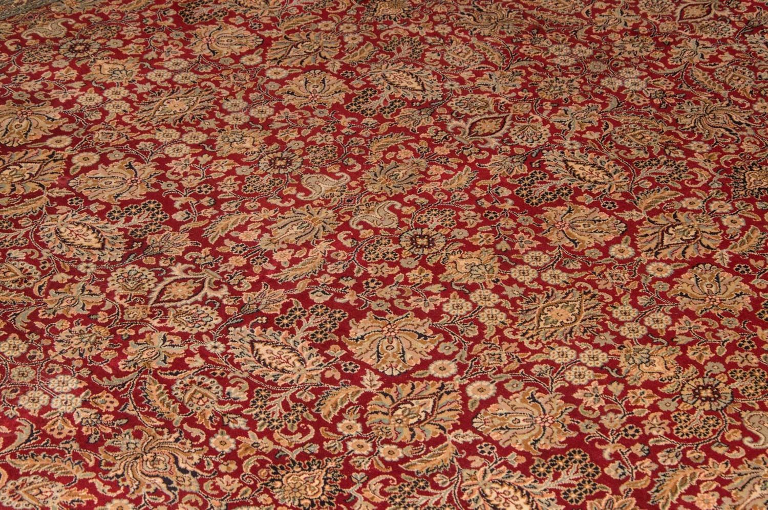 Silketæppe - Kashmir Silk - 311 x 211 cm - rød