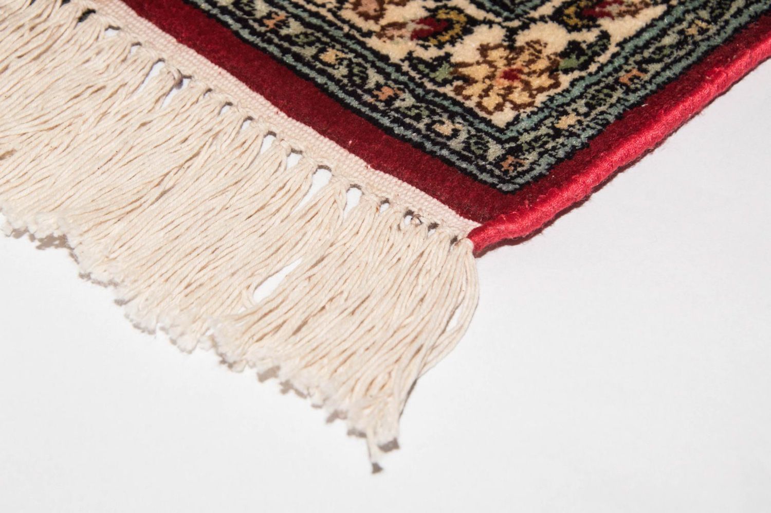 Silketæppe - Kashmir Silk - 311 x 211 cm - rød