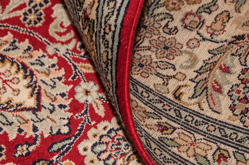 Silketæppe - Kashmir Silk - 311 x 211 cm - rød
