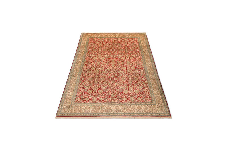 Silketæppe - Kashmir Silk - 311 x 211 cm - rød