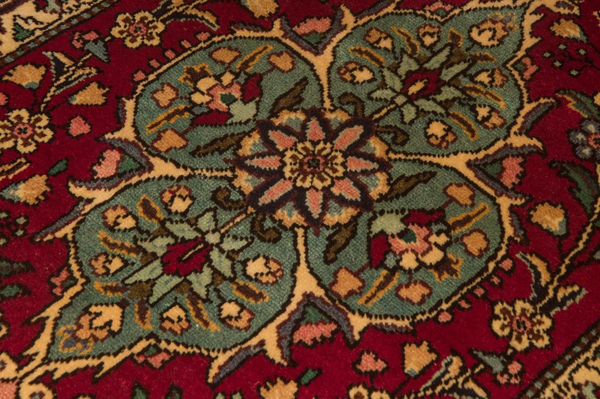 Løber Persisk tæppe - Tabriz - 385 x 73 cm - rød