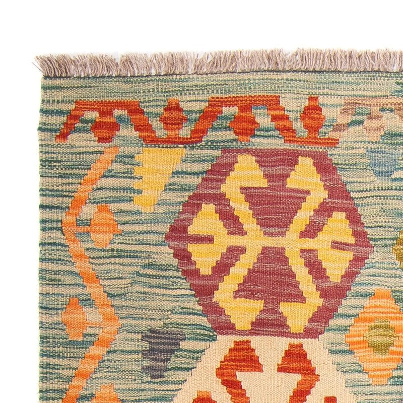 Kelim Carpet - Splash - 154 x 102 cm - flerfarvet