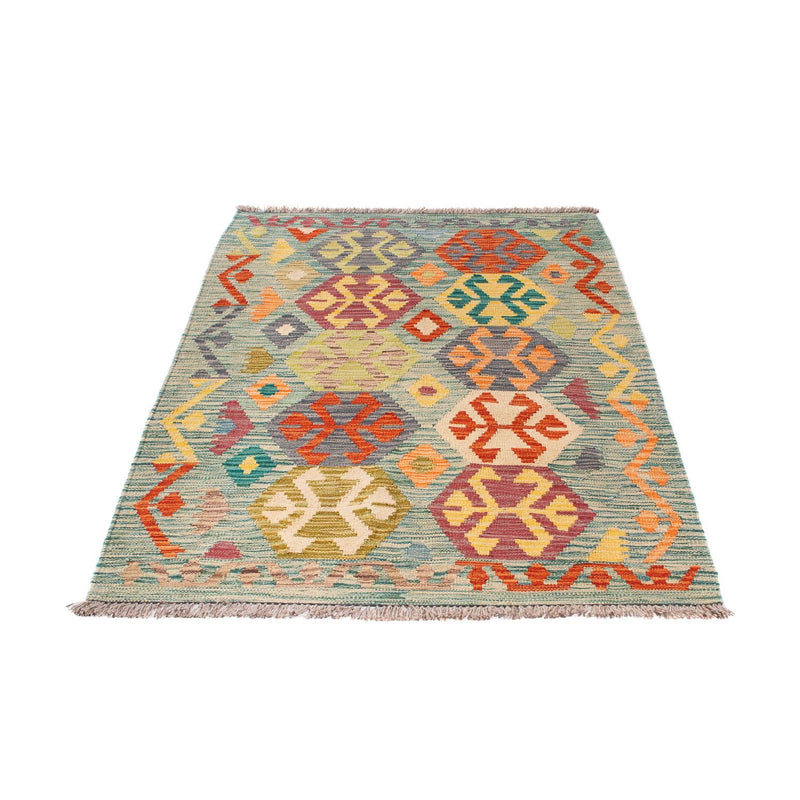 Kelim Carpet - Splash - 154 x 102 cm - flerfarvet