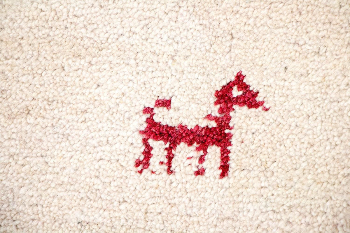 Gabbeh-tæppe - Indus - 240 x 170 cm - beige