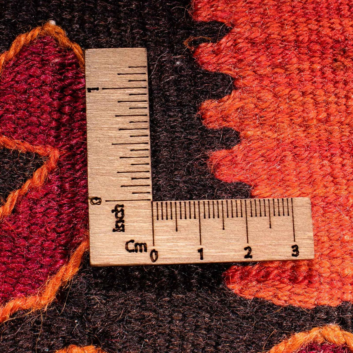 Løber Kelim-tæppe - gammelt - 380 x 180 cm - flerfarvet