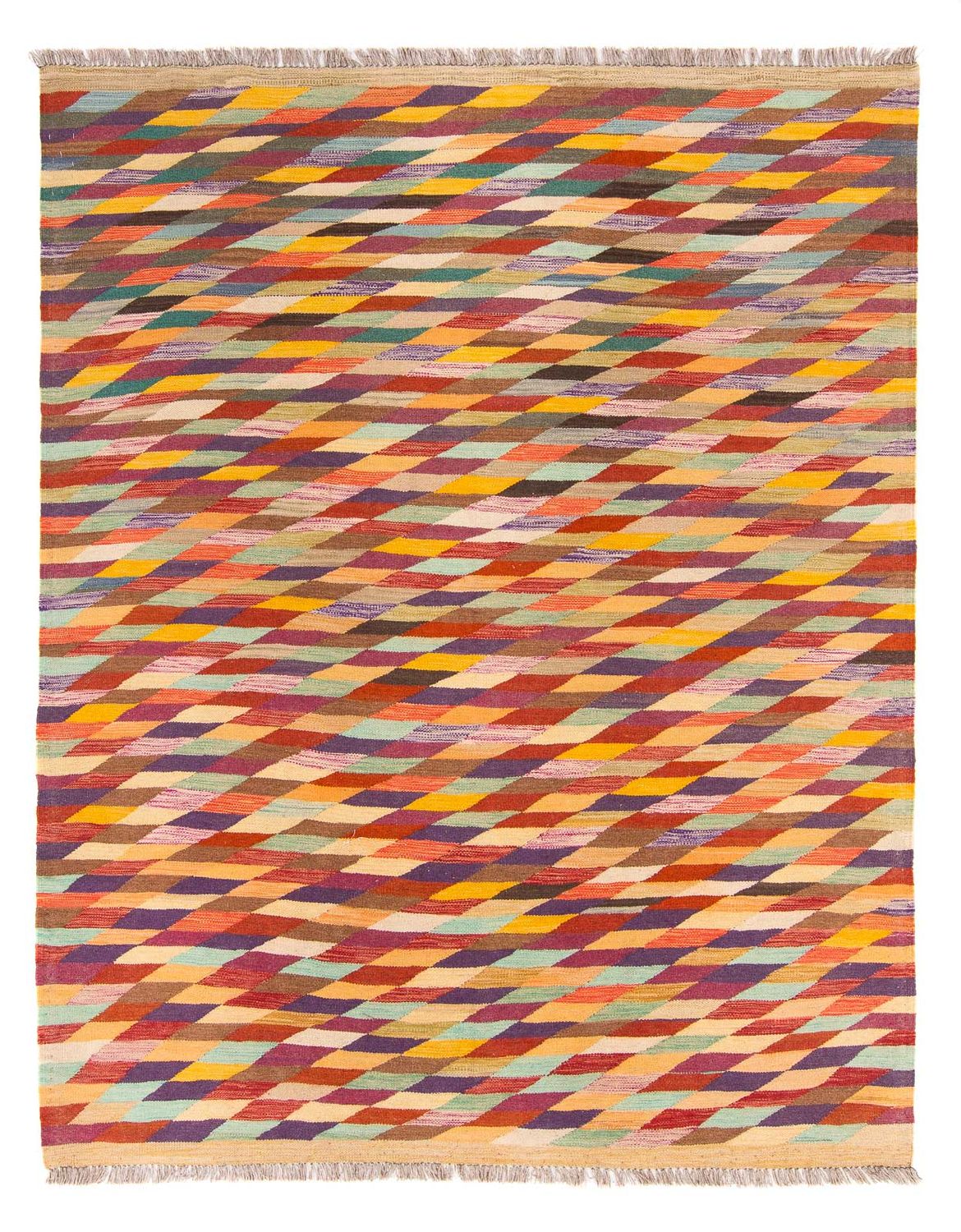 Kelim-tæppe - Trendy - 215 x 166 cm - flerfarvet