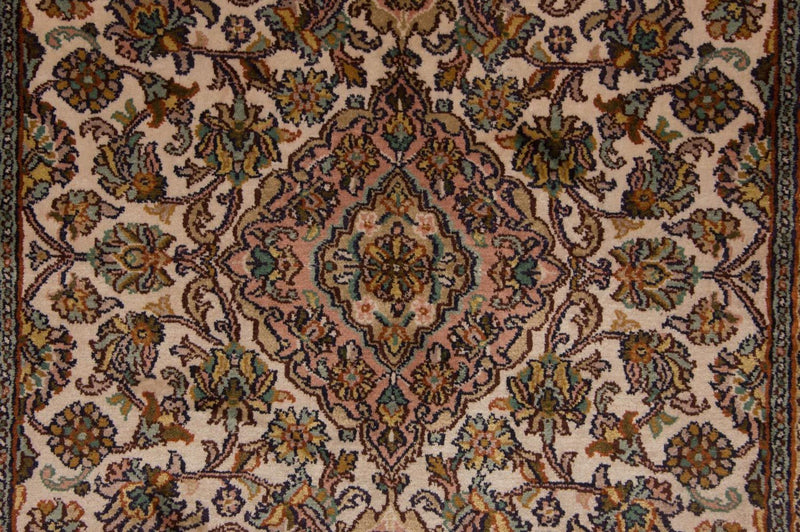 Løber Silketæppe - Kashmir Silk - 301 x 79 cm - flerfarvet