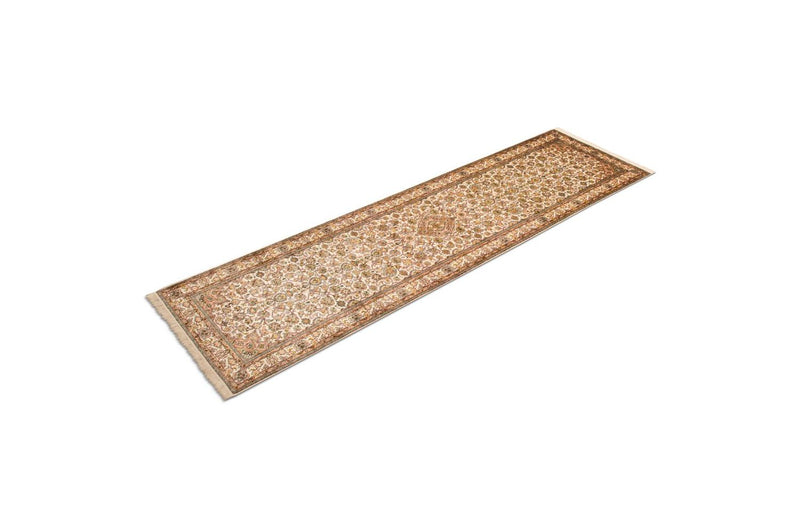 Løber Silketæppe - Kashmir Silk - 301 x 79 cm - flerfarvet