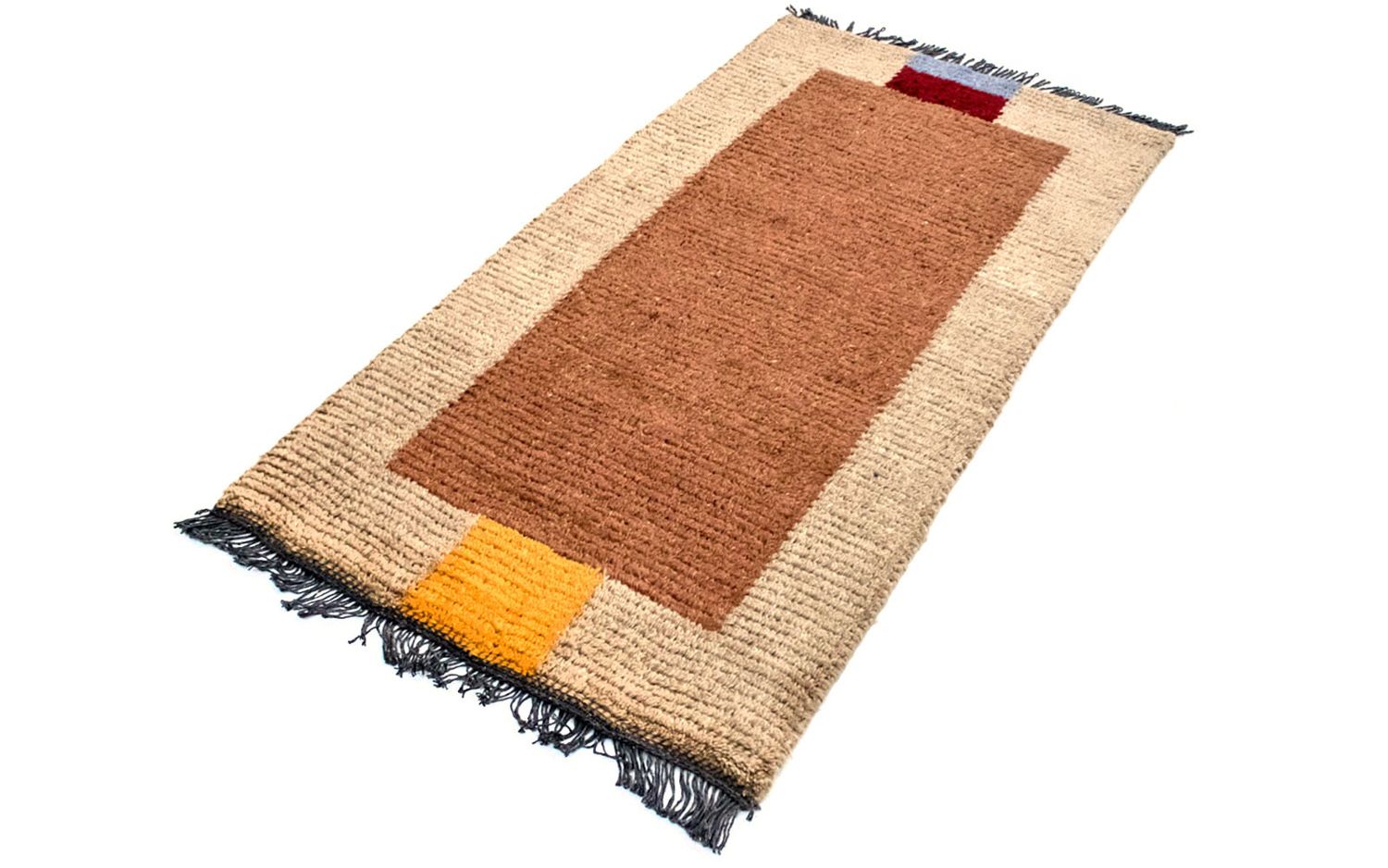 Nepal Tæppe - 140 x 70 cm - brun
