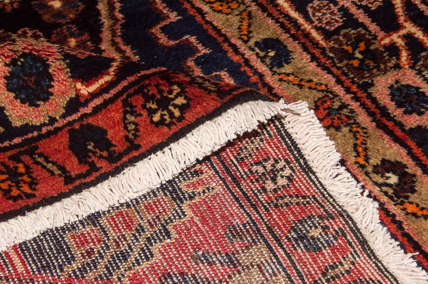 Persisk tæppe - Nomadisk - 318 x 157 cm - mørkeblå