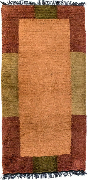 Nepal Tæppe - 140 x 70 cm - orange