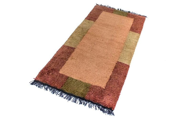 Nepal Tæppe - 140 x 70 cm - orange