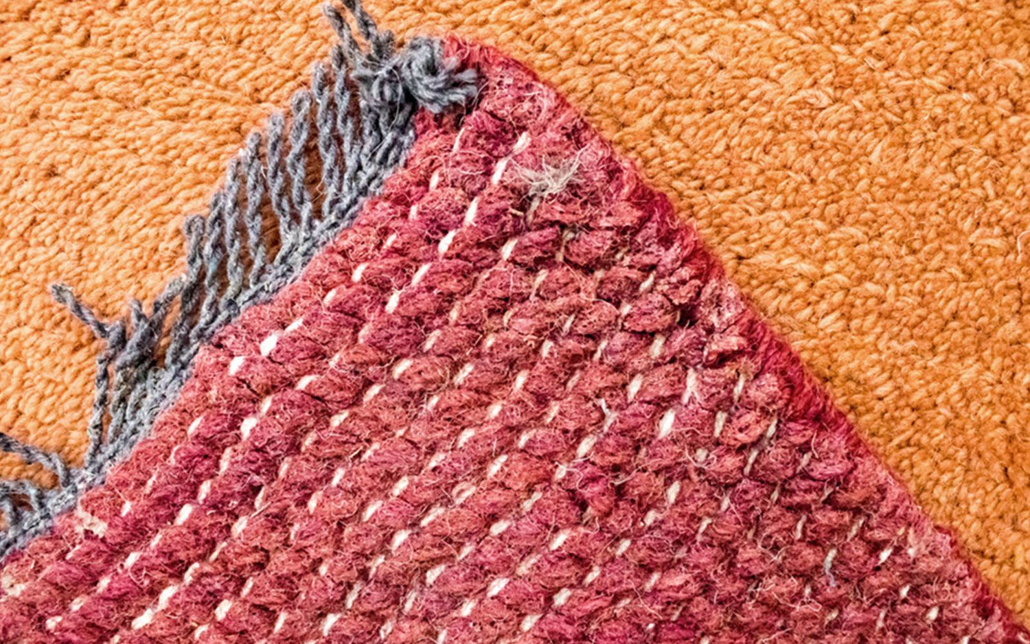 Nepal Tæppe - 140 x 70 cm - orange