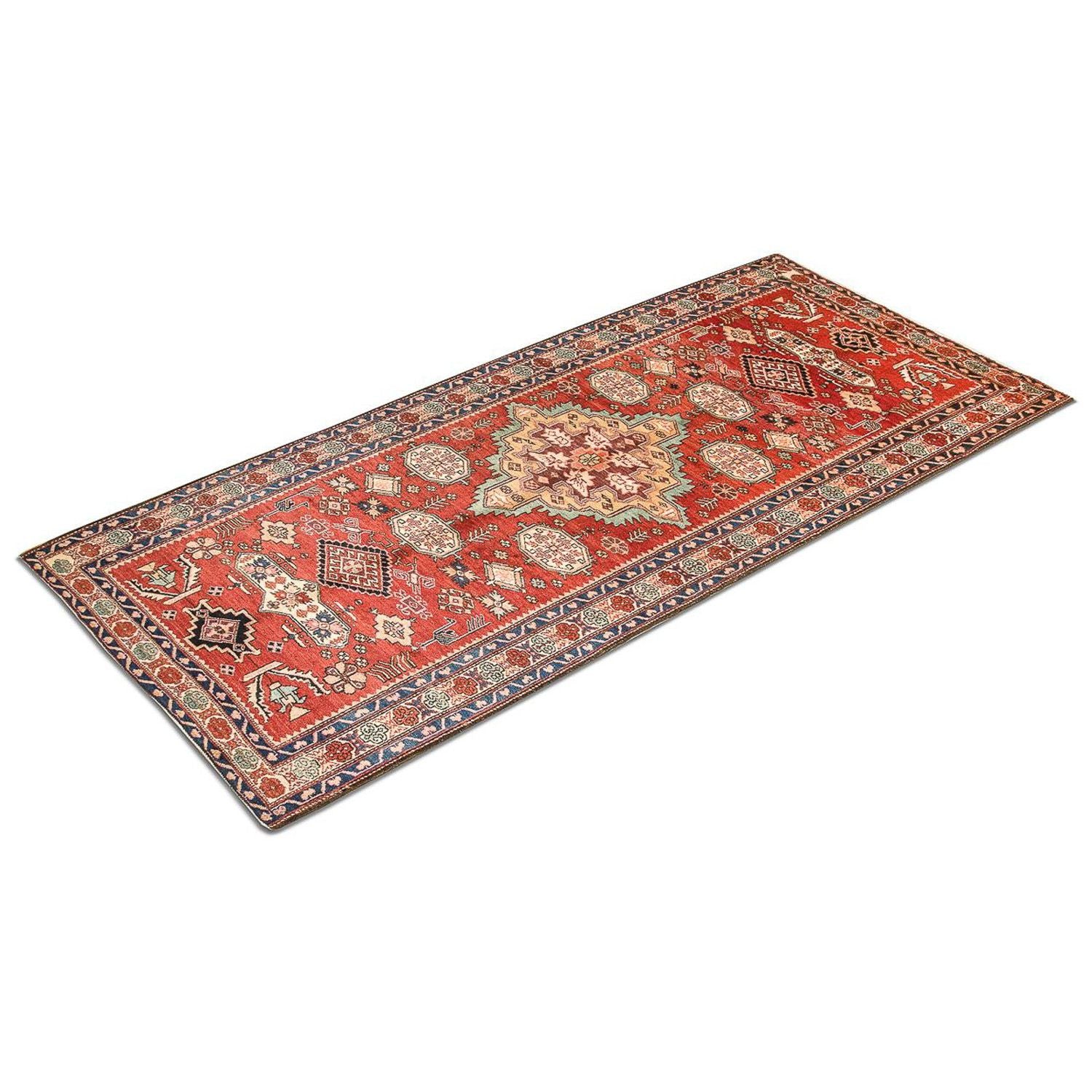 Løber Persisk tæppe - Nomadisk - 329 x 138 cm - rød
