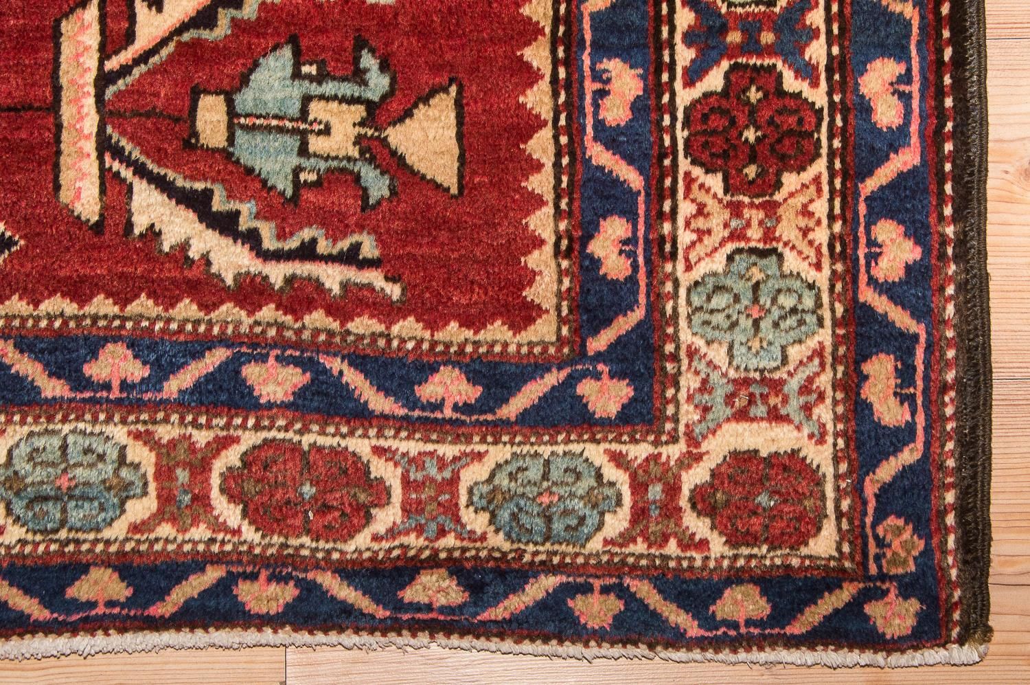 Løber Persisk tæppe - Nomadisk - 329 x 138 cm - rød
