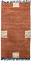 Nepal Tæppe - 140 x 70 cm - brun