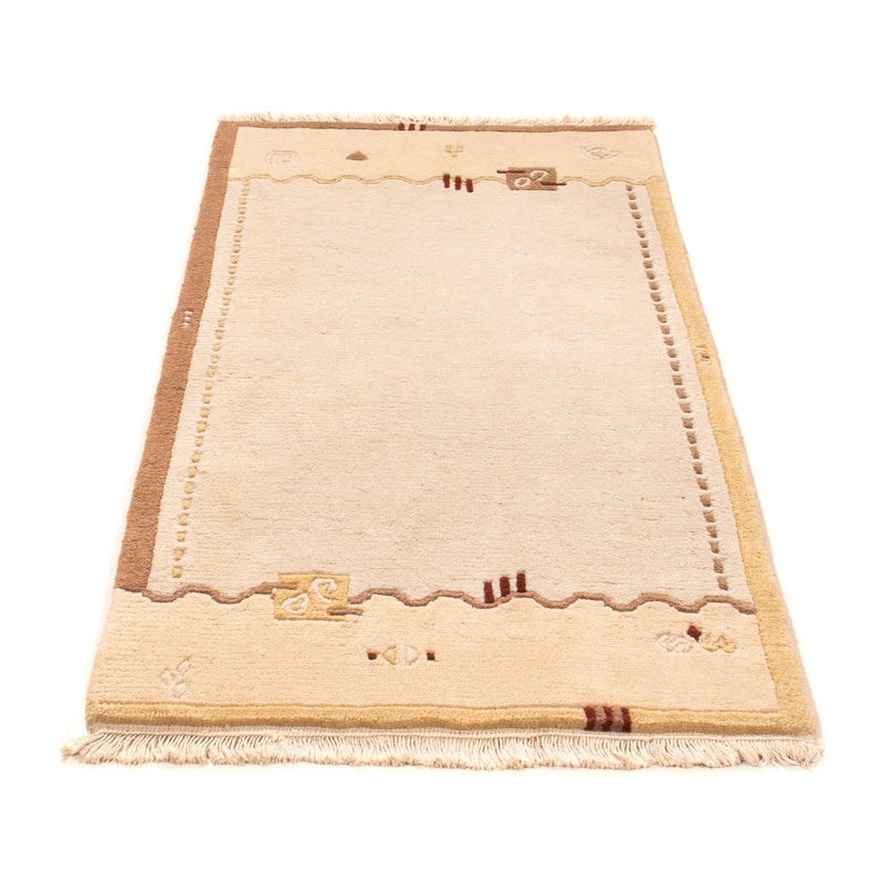Nepal Tæppe - 140 x 70 cm - beige