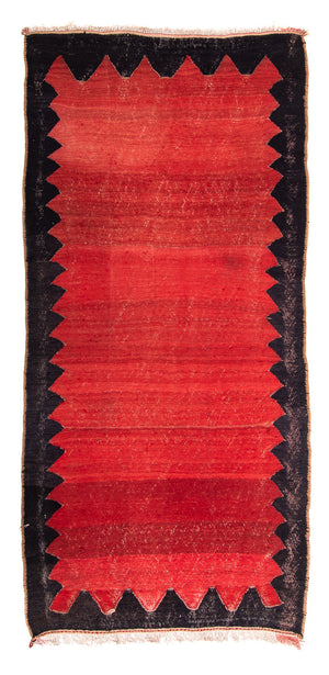 Løber Kelim-tæppe - gammelt - 285 x 132 cm - flerfarvet