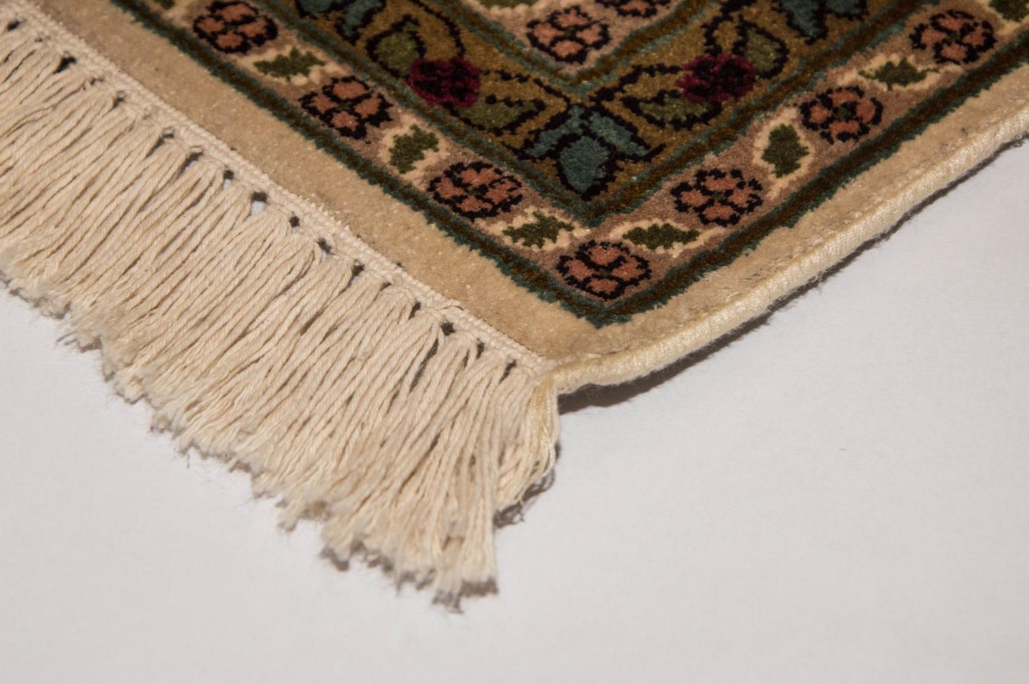 Silketæppe - Kashmir Silk - 218 x 157 cm - rød