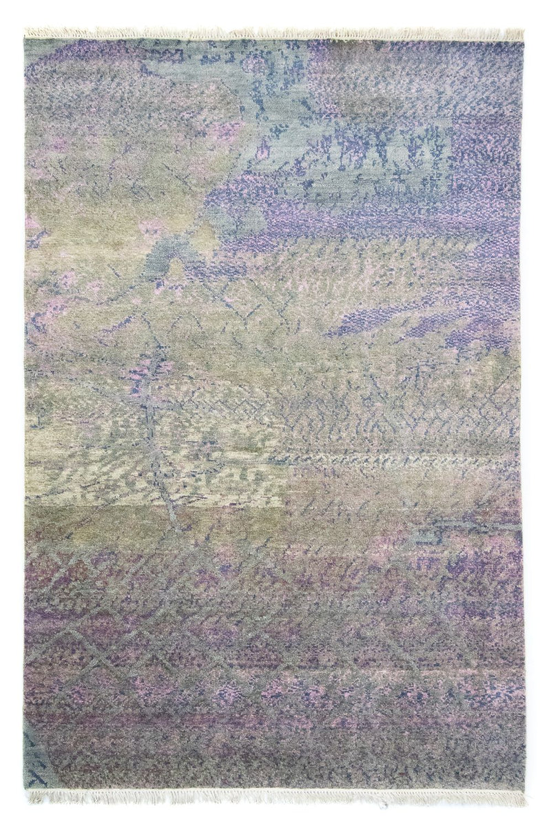 Designer tæppe - 246 x 177 cm - flerfarvet