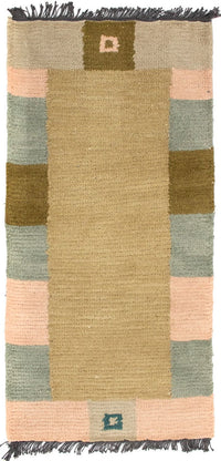 Nepal Tæppe - 140 x 70 cm - flerfarvet