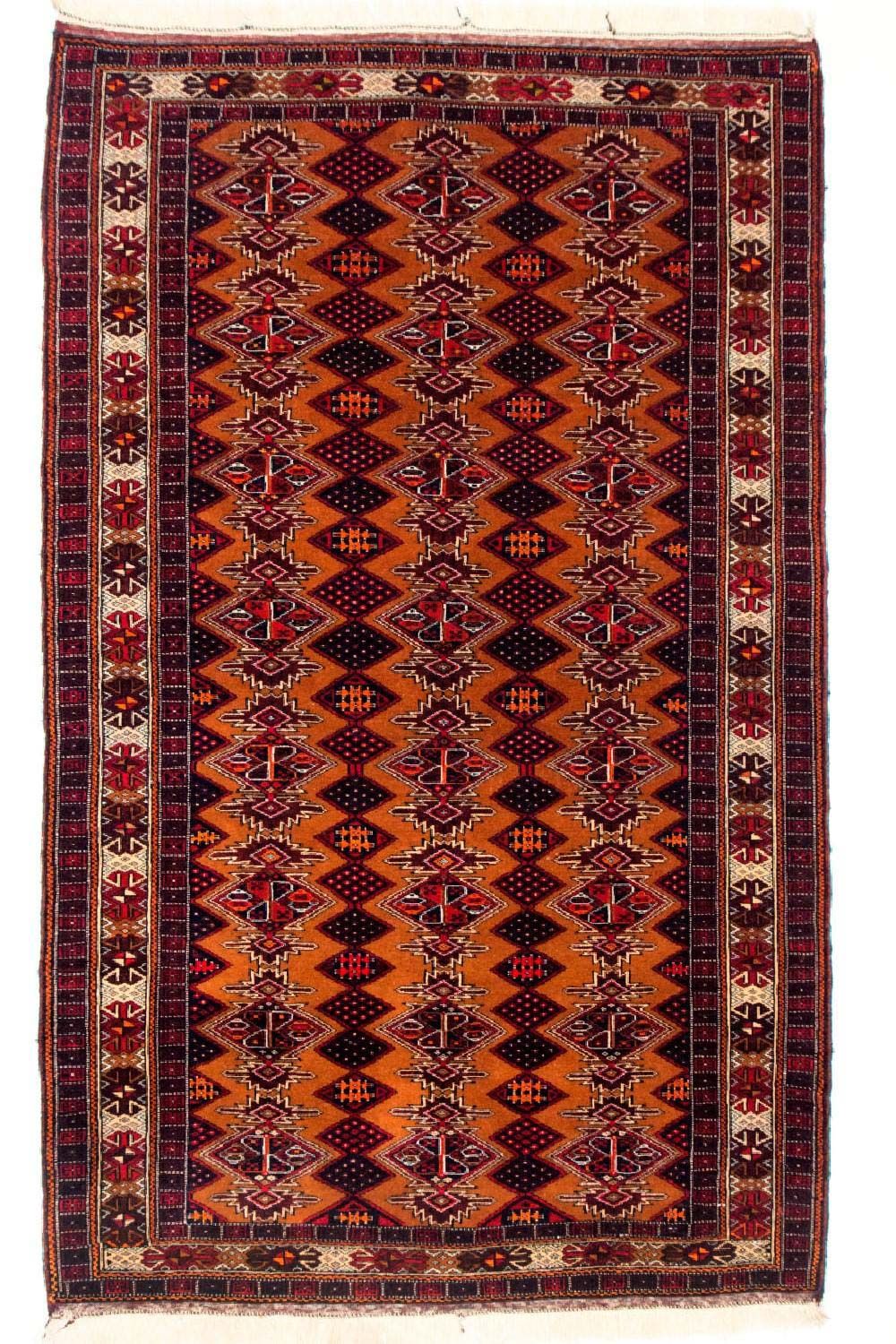 Løber Baluch-tæppe - 174 x 100 cm - sennepsgul