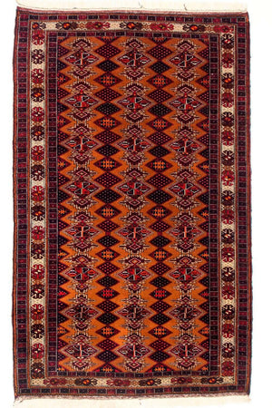 Løber Baluch-tæppe - 174 x 100 cm - sennepsgul