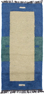 Nepal Tæppe - 140 x 70 cm - flerfarvet