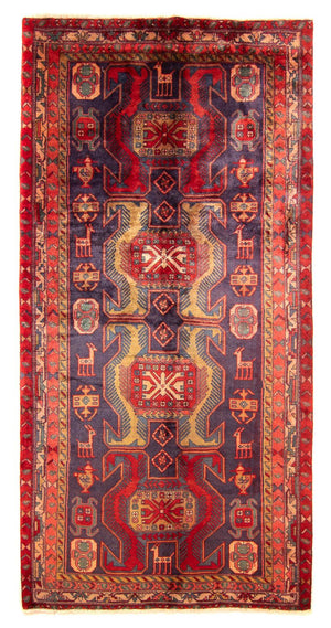 Løber Persisk tæppe - Nomadisk - 298 x 148 cm - rød