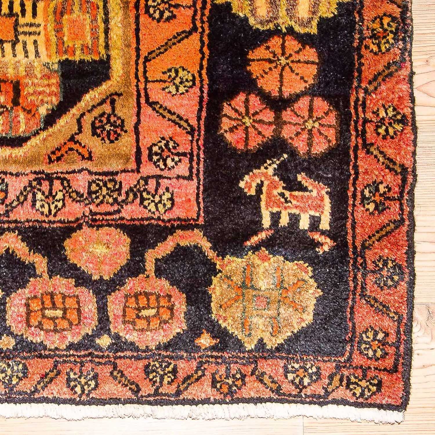 Persisk tæppe - Nomadisk - 306 x 158 cm - mørkeblå