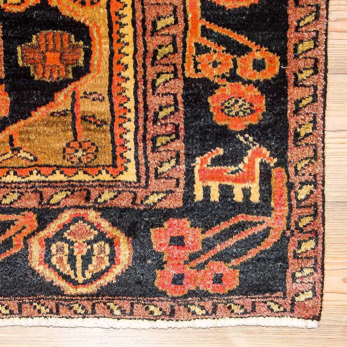 Persisk tæppe - Nomadisk - 300 x 150 cm - blå