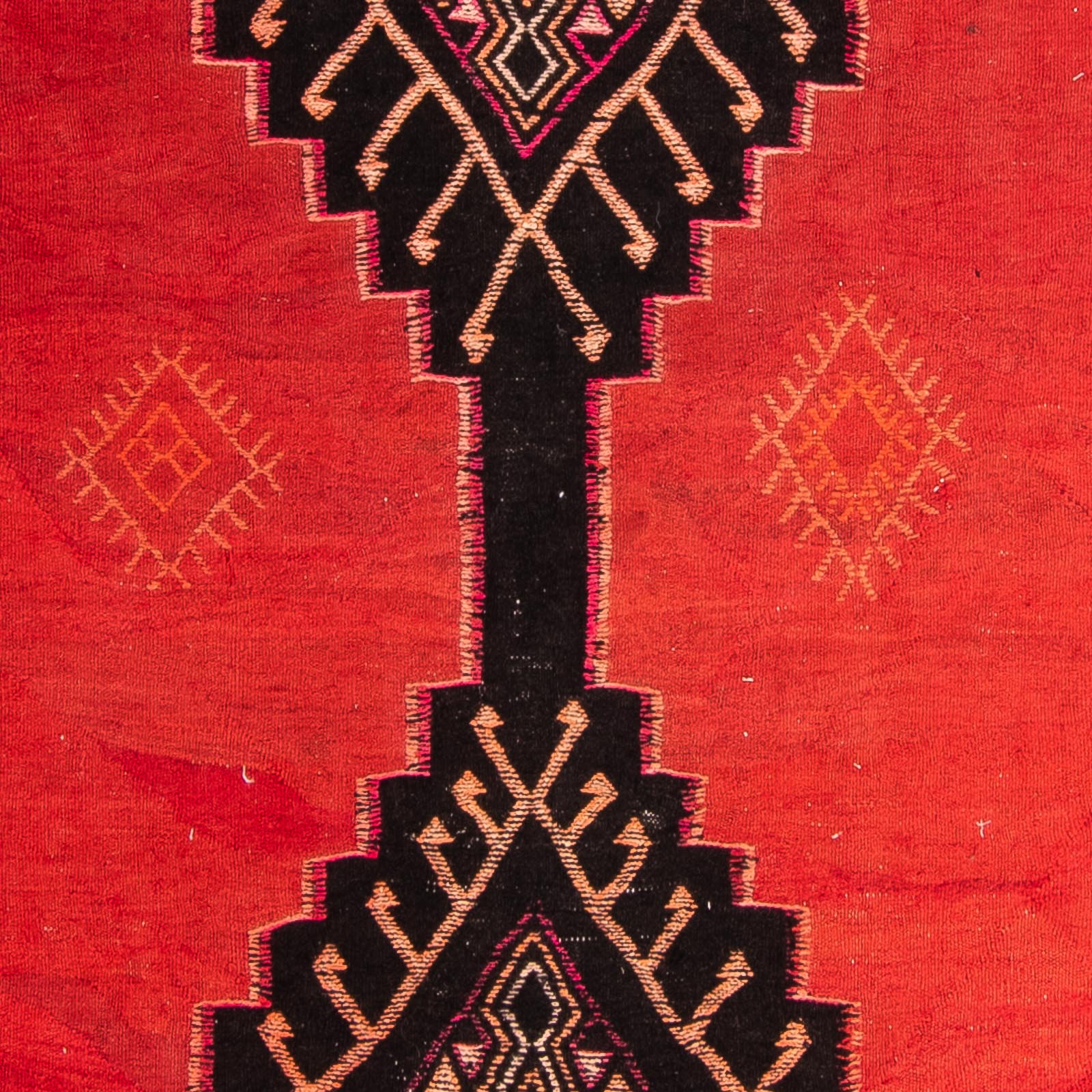 Løber Kelim-tæppe - gammelt - 390 x 145 cm - flerfarvet