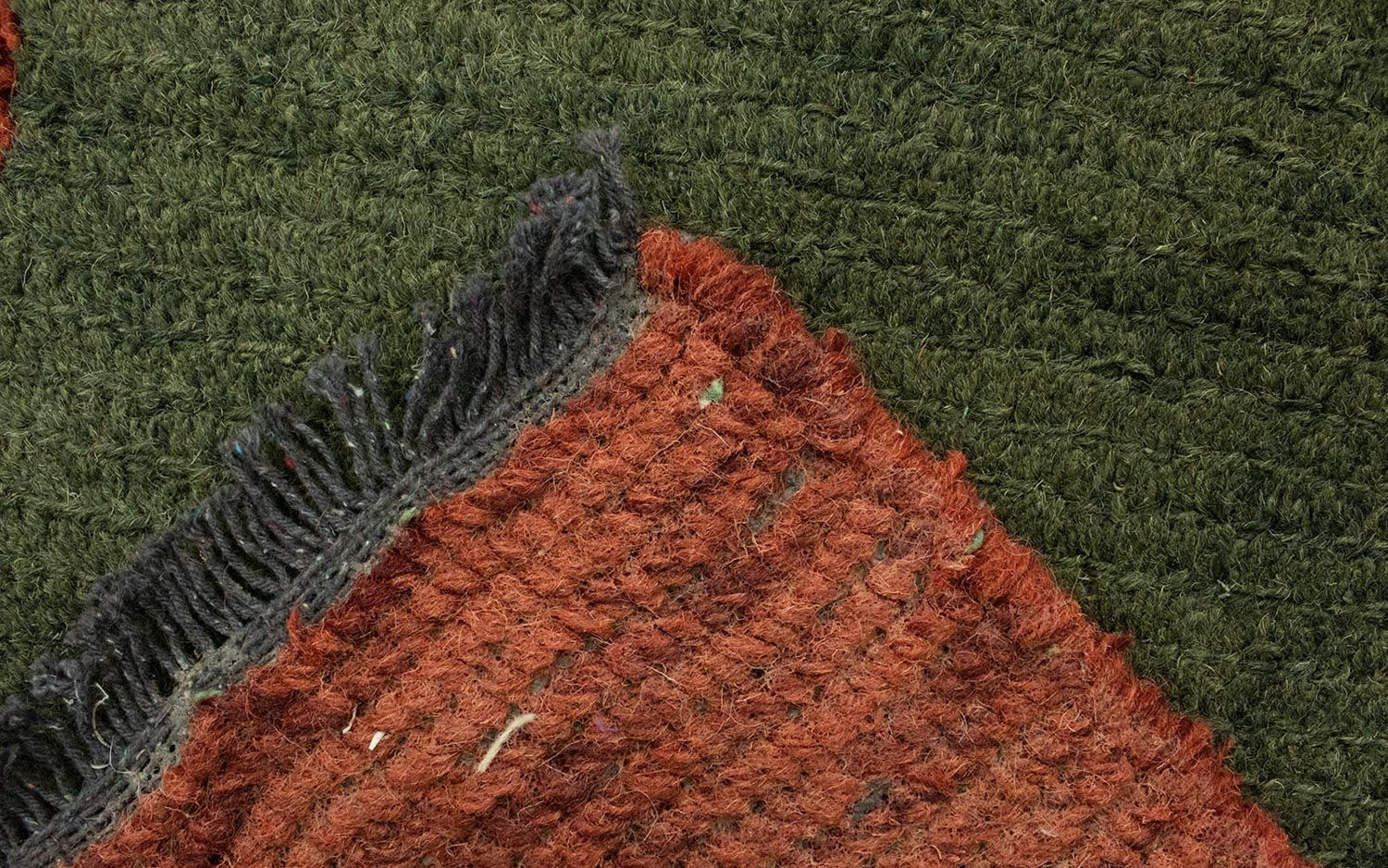 Nepal Tæppe - 140 x 70 cm - grøn