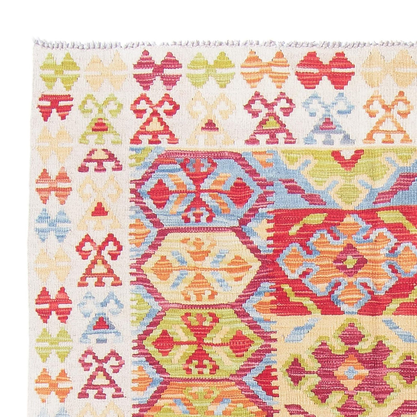 Kilim Maimana Tæppe 199x156cm - Uldtæppe