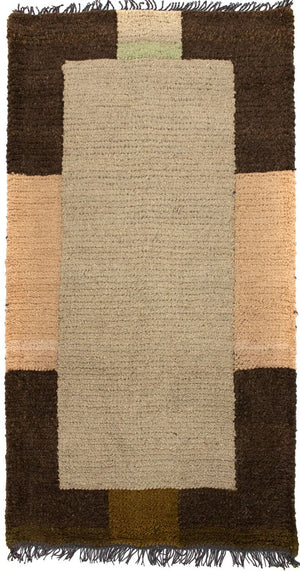 Nepal Tæppe - 140 x 70 cm - beige