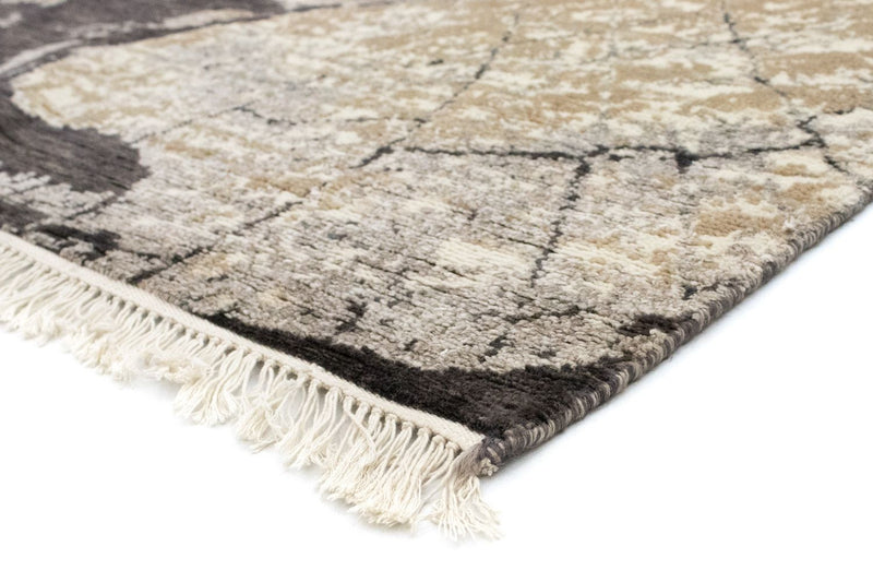 Designer tæppe - 236 x 169 cm - beige