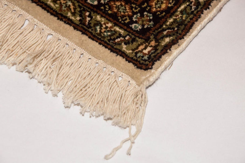 Silketæppe - Kashmir Silk - 186 x 126 cm - beige