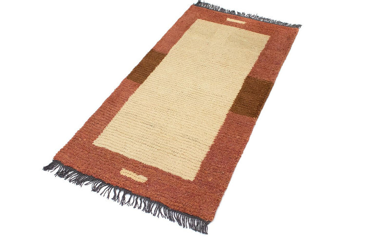 Nepal Tæppe - 140 x 70 cm - beige