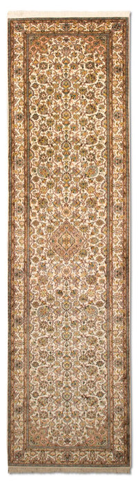 Løber Silketæppe - Kashmir Silk - 300 x 79 cm - beige