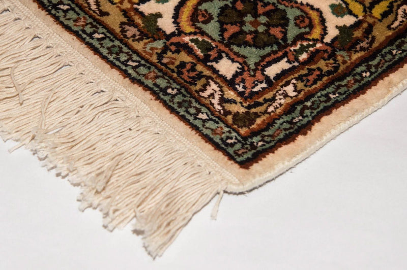 Løber Silketæppe - Kashmir Silk - 300 x 79 cm - beige