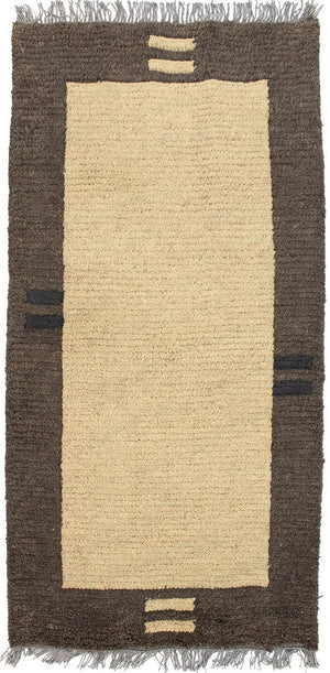 Nepal Tæppe - 140 x 70 cm - beige