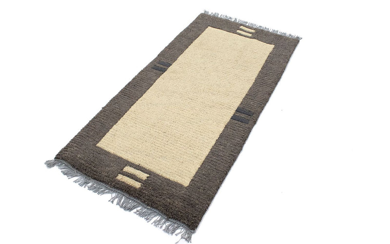 Nepal Tæppe - 140 x 70 cm - beige